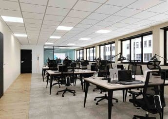 Myflexoffice location bureaux Lyon 3 La Caserne Open space