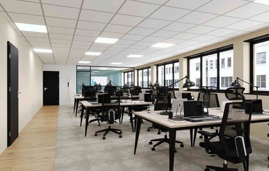 Myflexoffice location bureaux Lyon 3 La Caserne Open space
