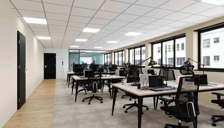 Myflexoffice location bureaux Lyon 3 La Caserne Open space