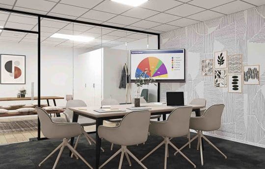 Myflexoffice location bureaux Lyon 3 La Caserne Salle de réunion
