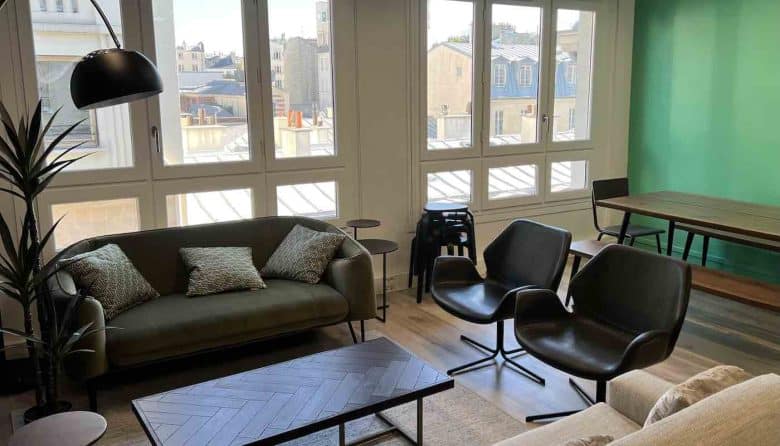 Myflexoffice location bureaux paris 10 LOpen Paradise espace informel