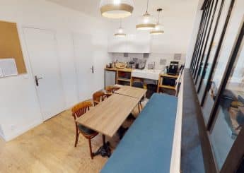 Myflexoffice location bureau à louer Paris 75011 Verrière Méricourt cuisine