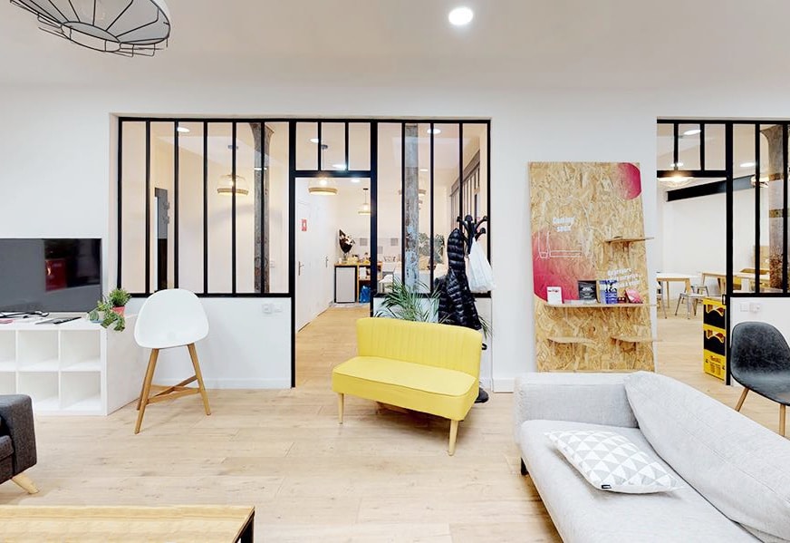 Myflexoffice location bureau à louer Paris 75011 Verrière Méricourt espace détente