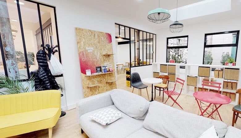 Myflexoffice location bureau à louer Paris 75011 Verrière Méricourt espace détente