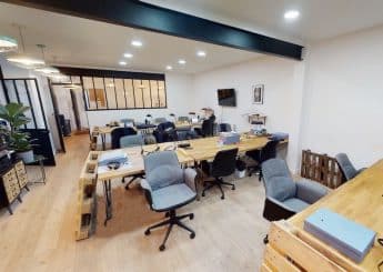 Myflexoffice location bureau à louer Paris 75011 Verrière Méricourt openspace