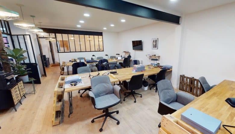 Myflexoffice location bureau à louer Paris 75011 Verrière Méricourt openspace