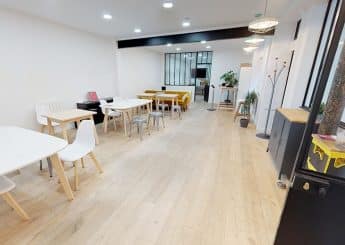 Myflexoffice location bureau à louer Paris 75011 Verrière Méricourt openspace