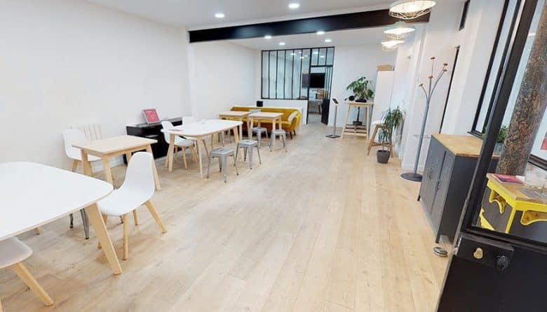 Myflexoffice location bureau à louer Paris 75011 Verrière Méricourt openspace