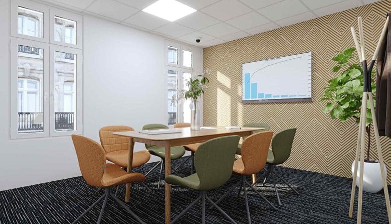 Myflexoffice location de bureaux Paris 8 Le Corday salle de reunion