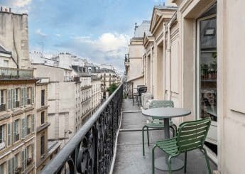 Myflexoffice Location bureaux Paris 9 L'Aristocrate Balcon
