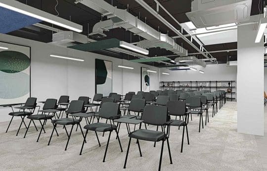 Myflexoffice location salle de reunion evenement Paris 9 Le Cercle Moreno Espace projection