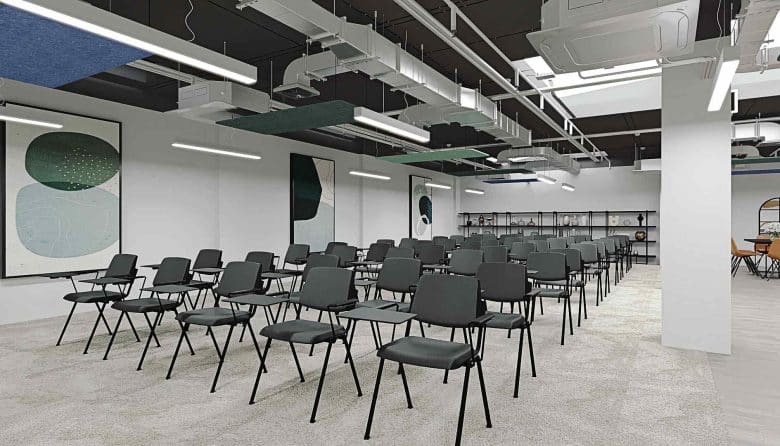Myflexoffice location salle de reunion evenement Paris 9 Le Cercle Moreno Espace projection