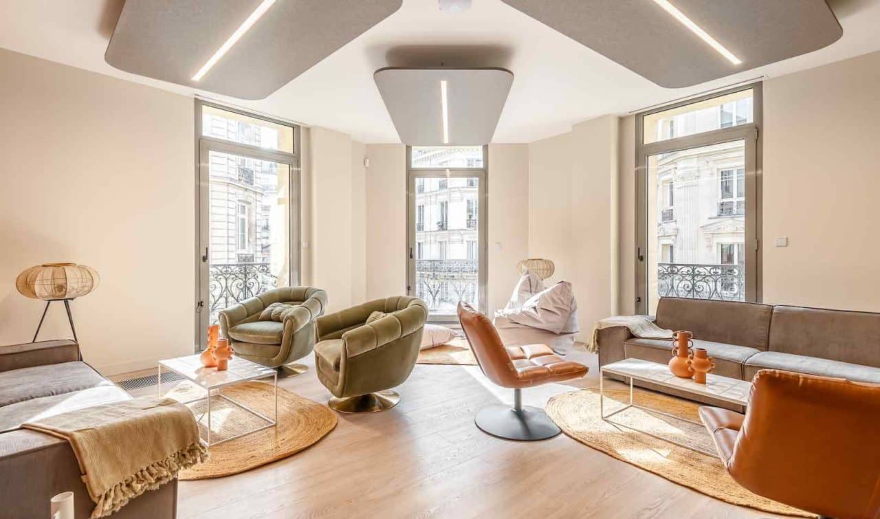 Myflexoffice location de bureaux Paris 75009 Le Collector Espace detente