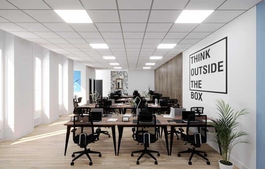 Myflexoffice Location bureaux Lille Le Corbusier Open Space